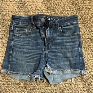 American Eagle Outfitters Dark Blue Jean Shorts